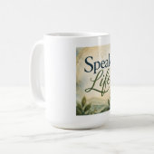 Spreek Leven Koffiemok (Voorkant links)