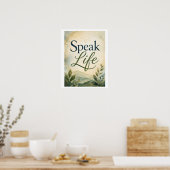 Spreek Leven Poster (Keuken)