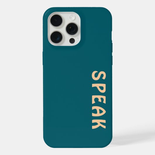 SPREEK LOGO iPhone HOESJE (Achterkant)