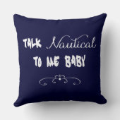 Spreek me neotisch Baby Kussen (Achterkant)