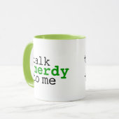 Spreek me nerveus mok (Voorkant links)