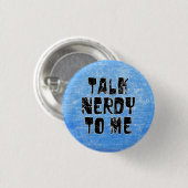 Spreek me nerveus ronde button 3,2 cm (Voorkant /achterkant)