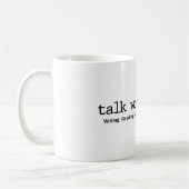 Spreek me woorden koffiemok (Links)