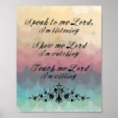 Spreek met mij Lord Poster (Voorkant)