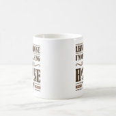 Spreek met mijn paard koffiemok (Center)