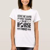 Spreek met mijn paard t-shirt (Voorkant)