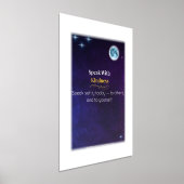 Spreek met vriendelijkheid - Gold Foil Wall Print (Laagn)