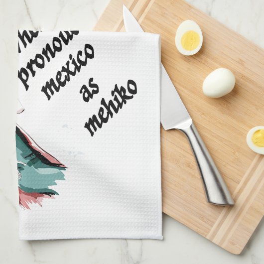 Spreek Mexico uit Theedoek (Quarter Fold)