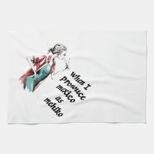 Spreek Mexico uit Theedoek (Horizontaal)