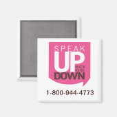 Spreek omhoog als je beneden magneet bent (Voorkant / Achterkant)