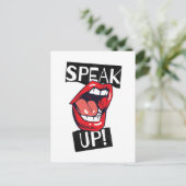 Spreek omhoog briefkaart (Staand voorkant)