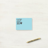 Spreek op – Ik kan geen gedachten lezen Funny Comm Post-it® Notes (Op bureau)