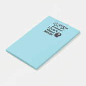 Spreek op – Ik kan geen gedachten lezen Funny Comm Post-it® Notes (Schuin)