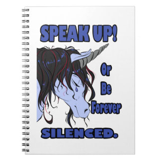 Spreek op! Of wees nooit stil Notitieboek