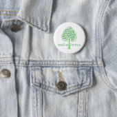 Spreek op voor bomen - Boom Hugger Ronde Button 5,7 Cm (In situ)
