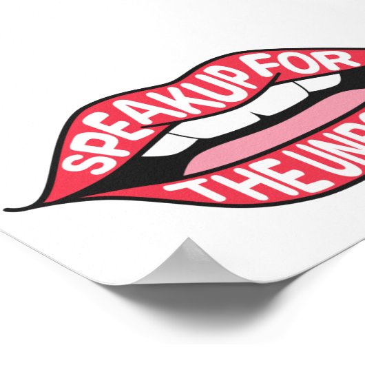 Spreek op voor de ongeboren poster (Hoek)