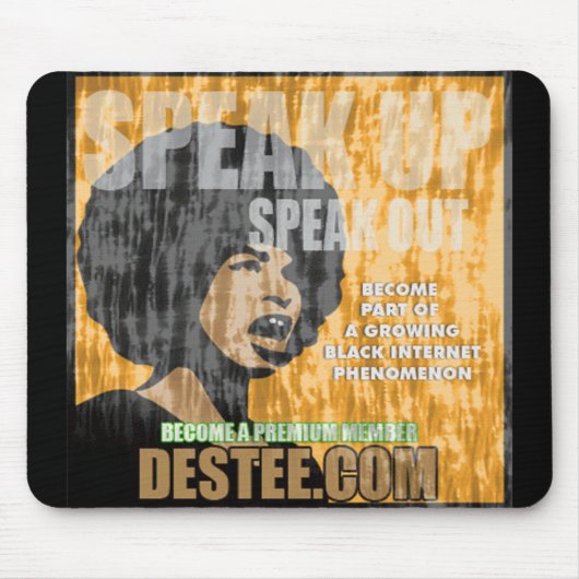 Spreek over Mousepad Muismat (Voorkant)
