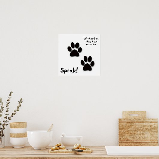 Spreek! Poster (Keuken)