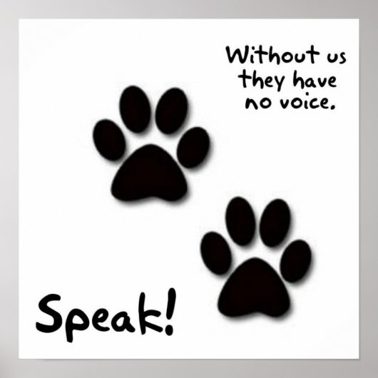 Spreek! Poster (Voorkant)