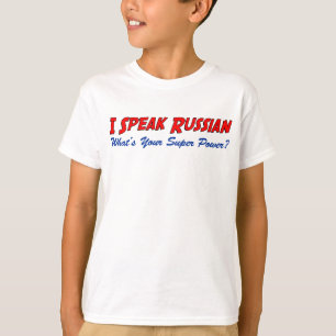 Spreek Russische supermacht T-shirt