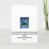 Spreek Thy Keel Chakra van de Dolfijn van de Vrede Kaart (Achterkant)