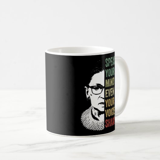 Spreek uw mening zelfs als uw stem de Schijven F c Koffiemok (Voorkant rechts)