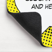 Spreek uw Sjabloon van het Bericht Muismat (Hoek)