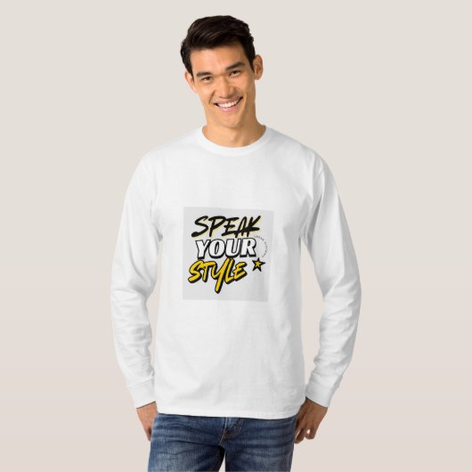 Spreek uw stijl Bold Urban Streetwear Sweatshirt (Voorkant volledig)