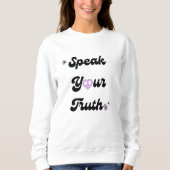 Spreek uw Truth Retro Trui (Voorkant)