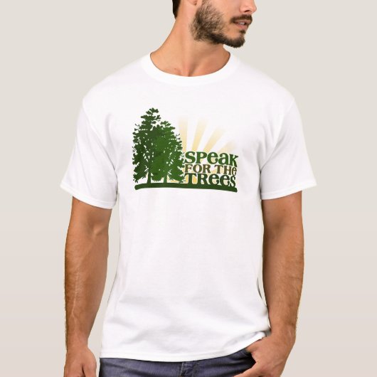 Spreek voor de bomen t-shirt (Voorkant)