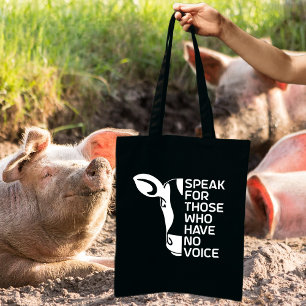 Spreek voor degenen die geen stem hebben tote bag