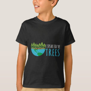 Spreek voor het milieu Aarde Da van de Bomen-activ T-shirt