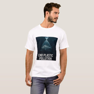 Spreek voor het Zee – Stop plasticvervuiling nu T-shirt