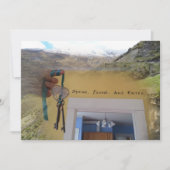 Spreek, Vriend en betreed Housewarming Party Uitno Kaart (Voorkant)