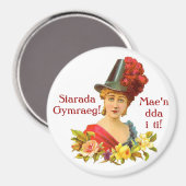 Spreek Welsh! magneet (Voorkant / Achterkant)