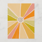 Spreek woorden - Inspirerend positieve kleurrijke  Briefkaart (Voorkant)