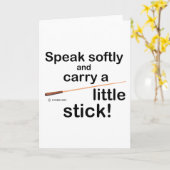 Spreek zacht kaart (Gele Bloem)