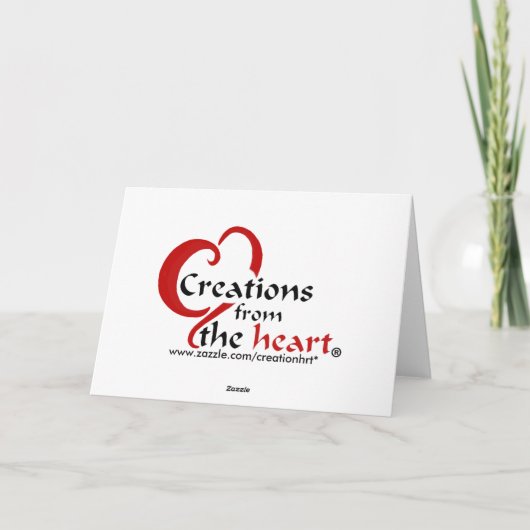 Spreek zacht lammetjes kaart (Achterkant)