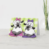 Spreek zacht lammetjes kaart (Voorkant)