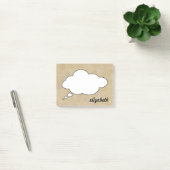 Spreekballon op schoolbord Persoonlijke naam Post-it® Notes (Kantoor)