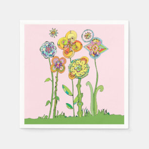 Spreekbloemen Servet