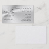 Spreekhoofden, line-art logo van een therapiesessi visitekaartje (Voorkant / Achterkant)