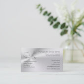 Spreekhoofden, line-art logo van een therapiesessi visitekaartje (Staand voorkant)