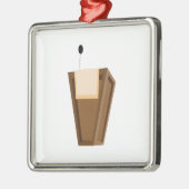 Spreekingspatroon Metalen Ornament (Links)