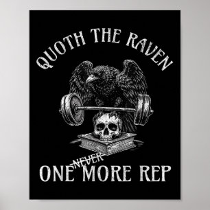 Spreekt De Raaf Nog Een Herhaling Lustig Gotisch W Poster