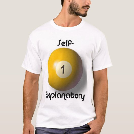 Spreekt voor zich t-shirt (Voorkant)