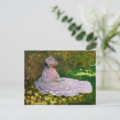 Spreektijd van Claude Monet (1872) Briefkaart (Staand voorkant)