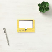 Spreekwolk voor strips met aangepaste kleur post-it® notes (Kantoor)