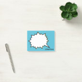 Spreekwolkepersonalatie op maat kleur post-it® notes (Kantoor)