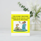 spreekwoord briefkaart (Staand voorkant)